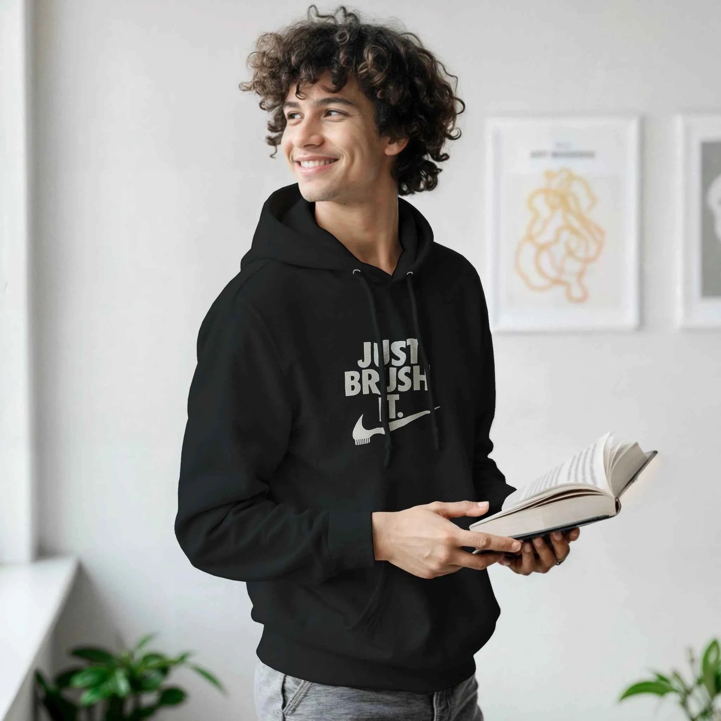 Just Brush It T-Shirt & Hoodie – Funny Dental Humor Retro Design