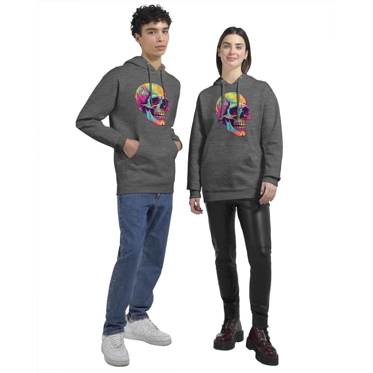 Neon Skull Hoodie