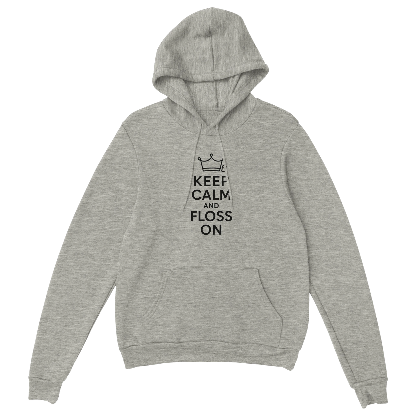 Keep Calm and Floss On Hoodie – Funny Dental Hygienist Unisex Sweatshirt - F4 Custom Prints