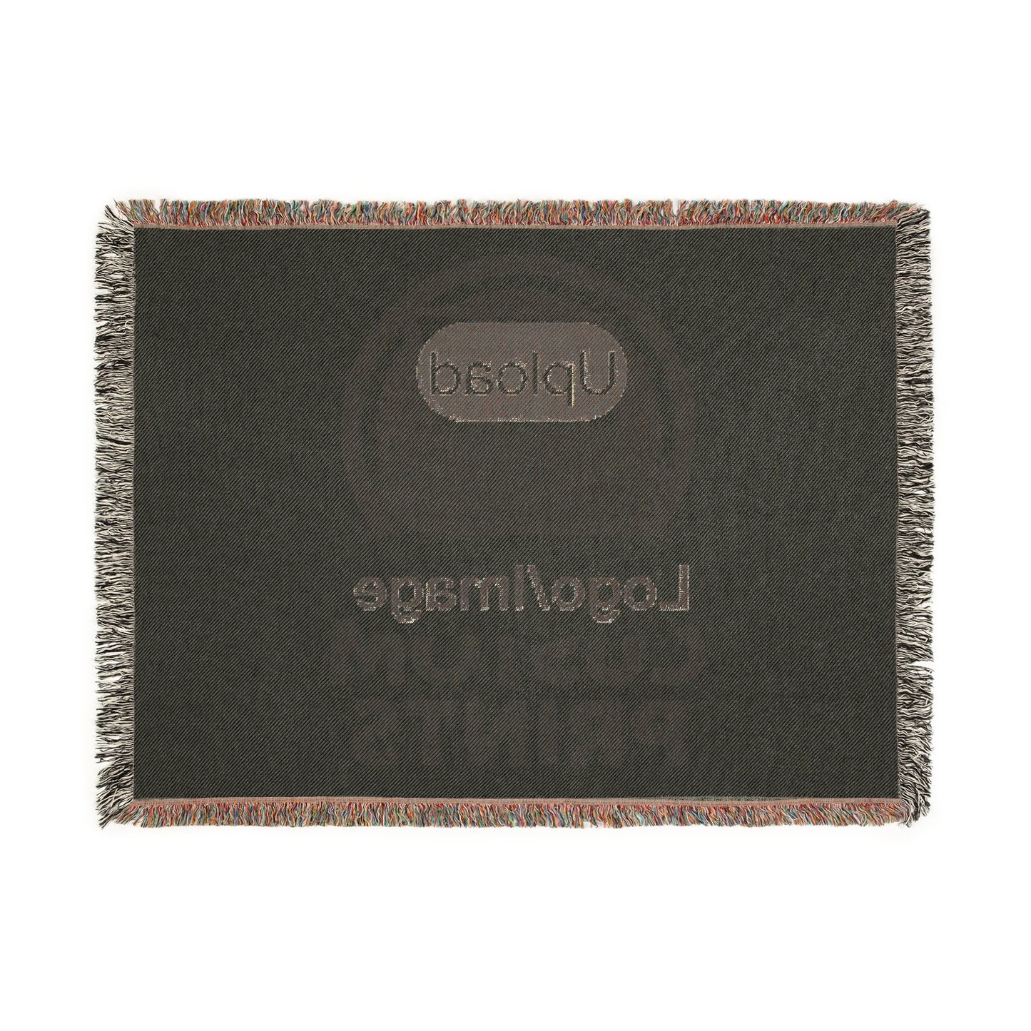 Custom Photo Woven Blanket – Personalized Logo & Image Throw