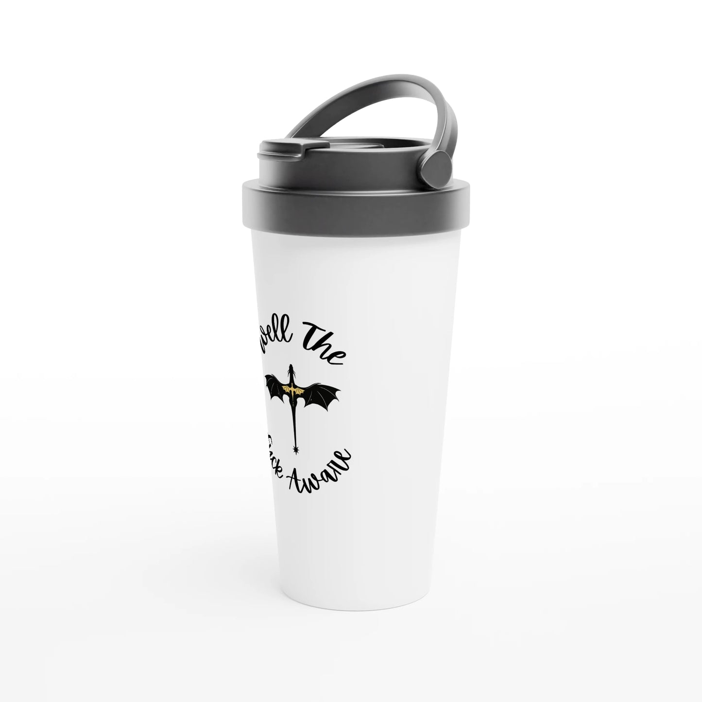 Forth Wing Travel Mug – “Well The Fuck Aware” Dragon Tumbler - F4 Custom Prints