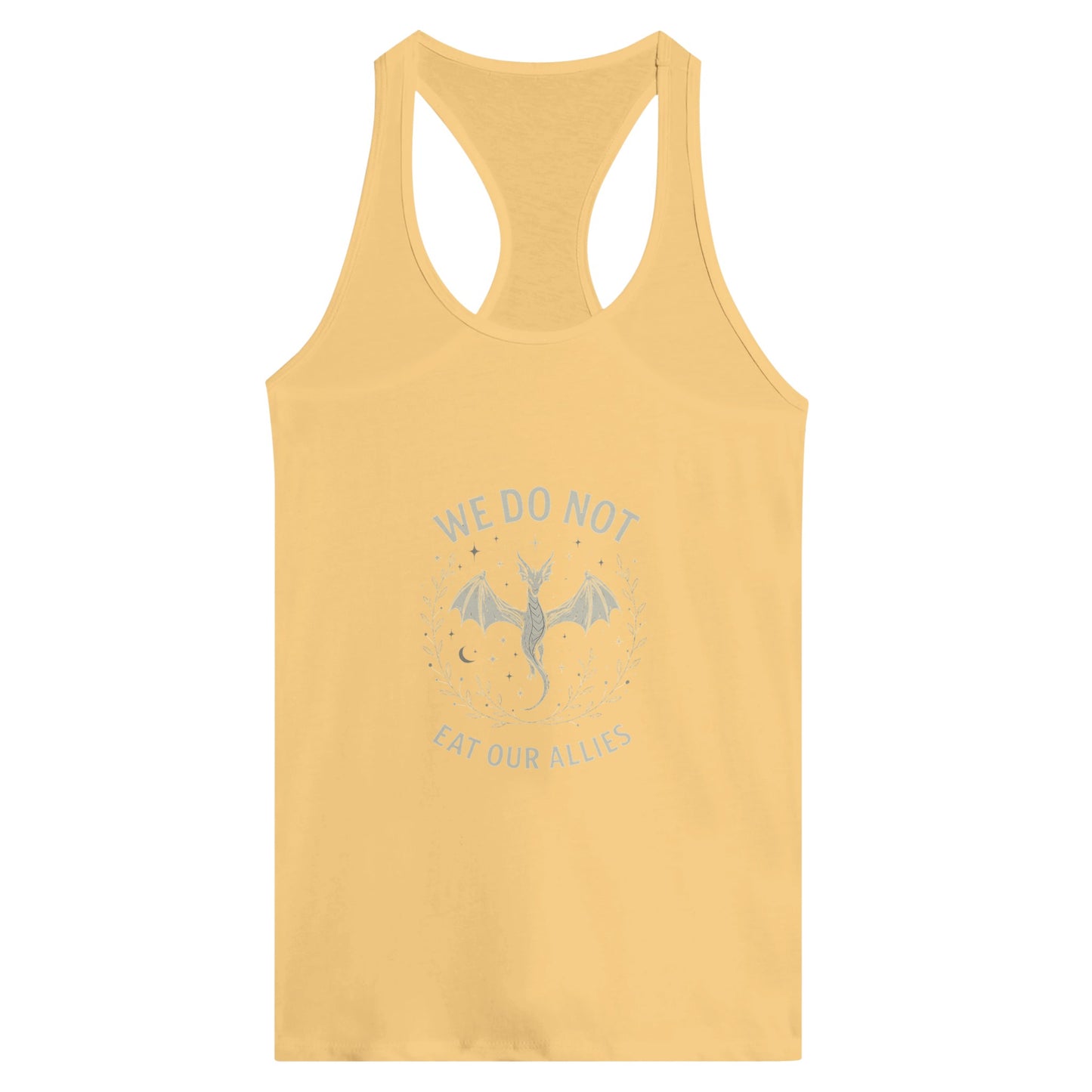 Forth Wing Quote Women’s Racerback Tank – Dragon Alliance Fantasy Top - F4 Custom Prints