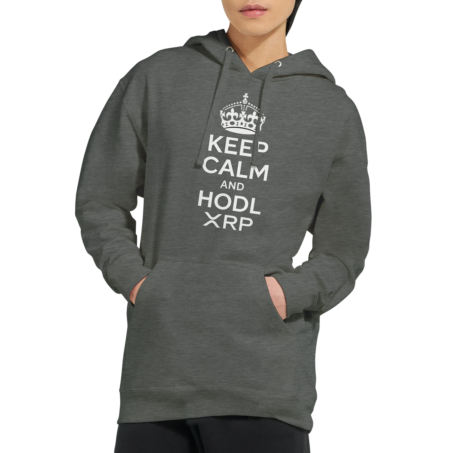 Keep Calm and HODL XRP Hoodie