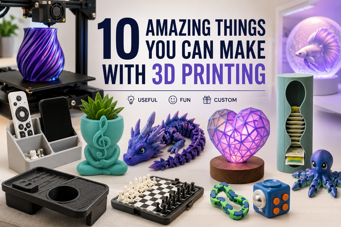 3D Printing Ideas: 10 Useful, Fun & Custom Things to Make
