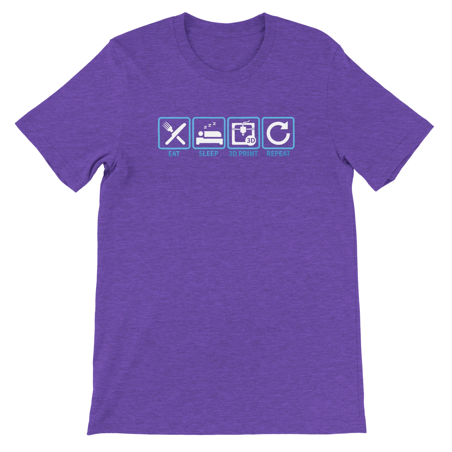 Eat Sleep 3D Print Repeat T-Shirt