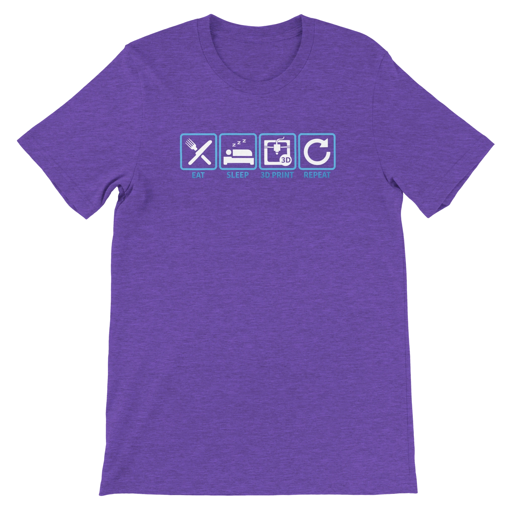 Eat Sleep 3D Print Repeat T-Shirt
