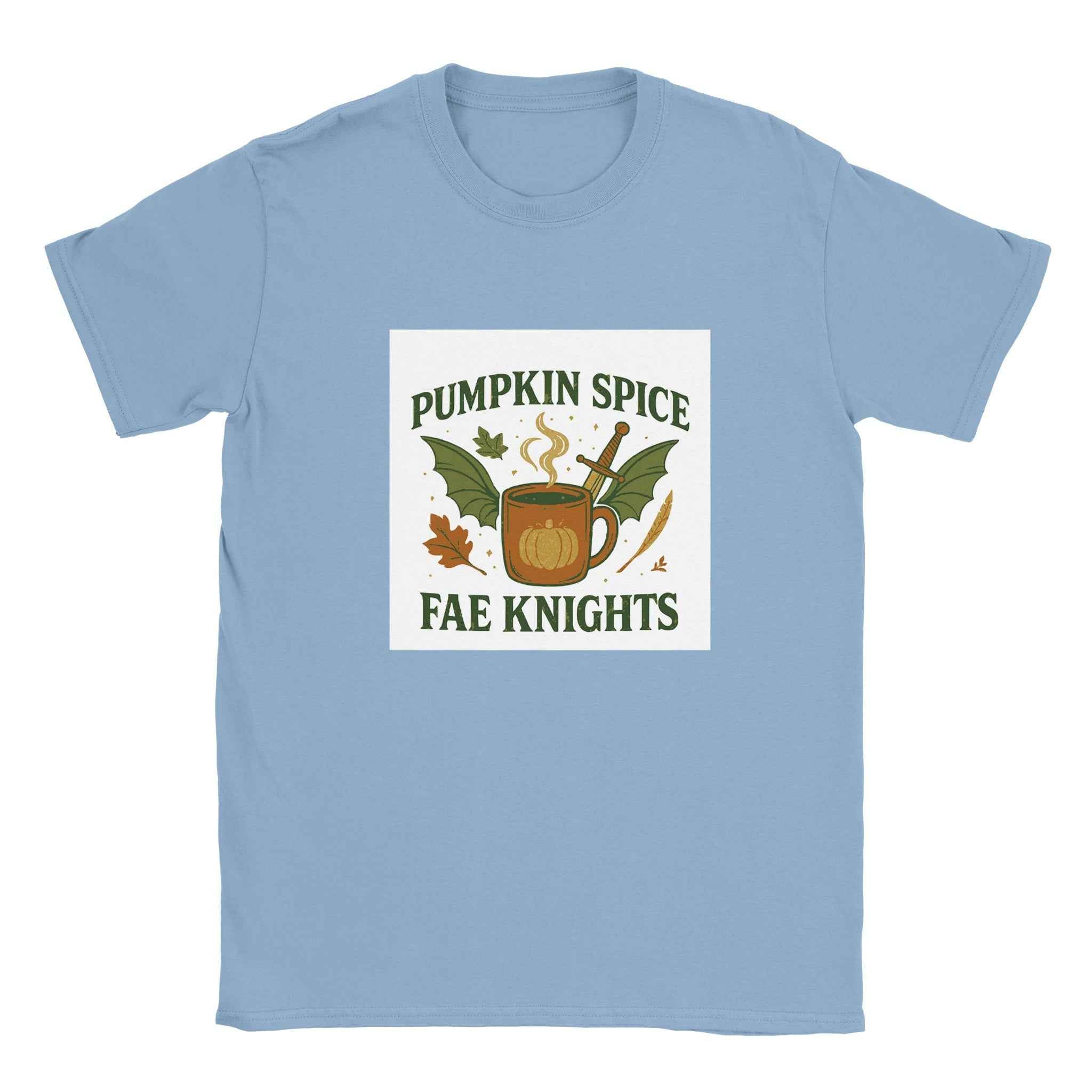 Pumpkin Spice Fae Knights T-Shirt – Fantasy Fall Bookish Tee