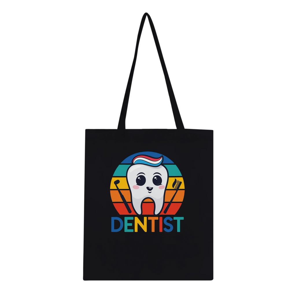 Retro Dentist Tote Bag