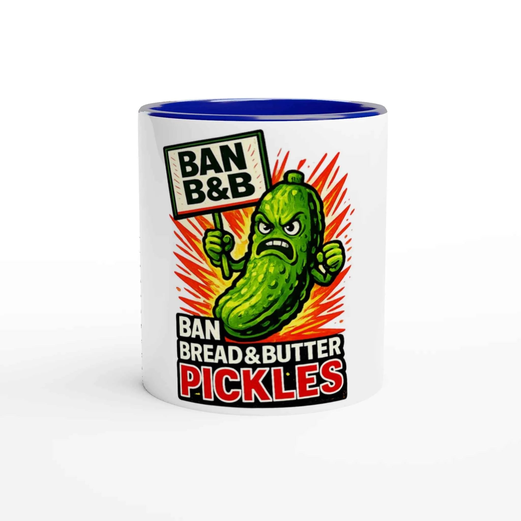 Ban B&B Pickle 11oz Coffee Mug with Color Inside
