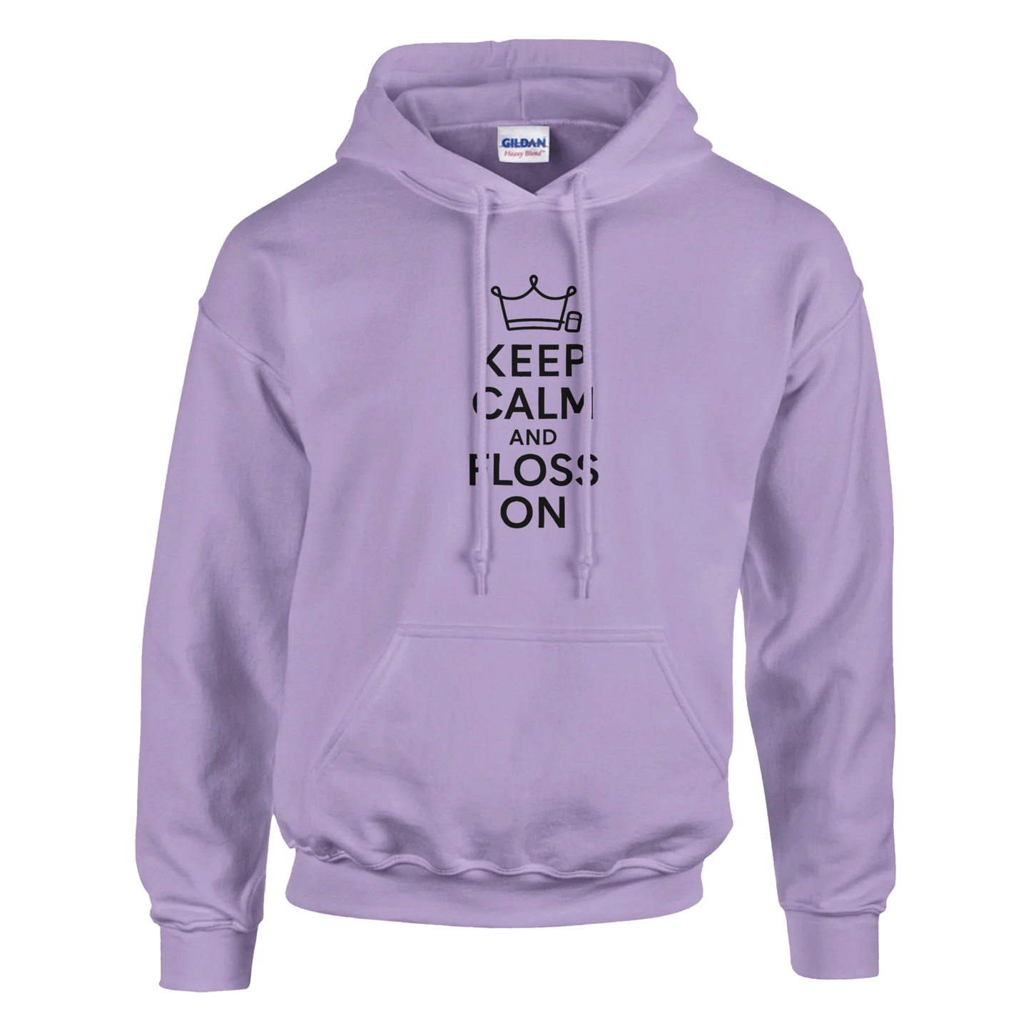 Keep Calm and Floss On Hoodie – Funny Dental Hygienist Unisex Sweatshirt - F4 Custom Prints