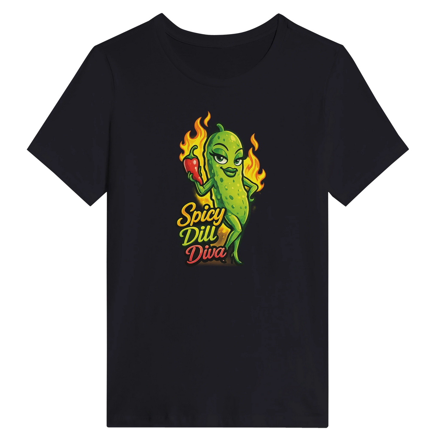Women’s Spicy Dill Diva Pickle T-Shirt
