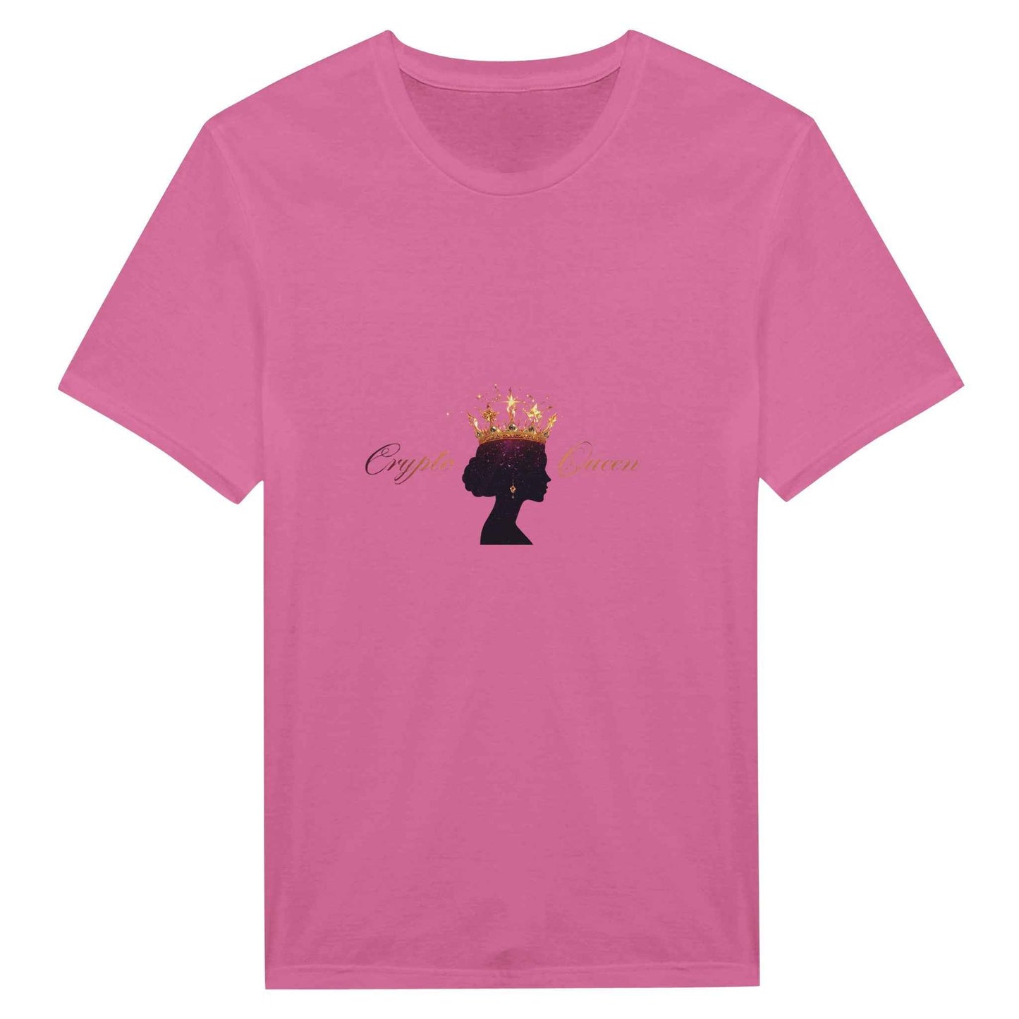 Crypto Queen T-Shirt – Majestic Galaxy Crown Graphic Tee for Her