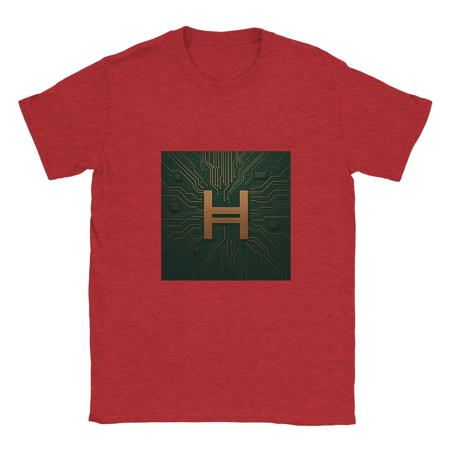 Hedera Hashgraph T-Shirt – Circuitry Style Tee for Crypto Enthusiasts