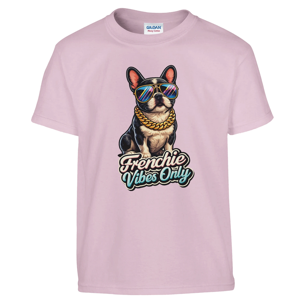 Kids Frenchie Vibes Only T-Shirt