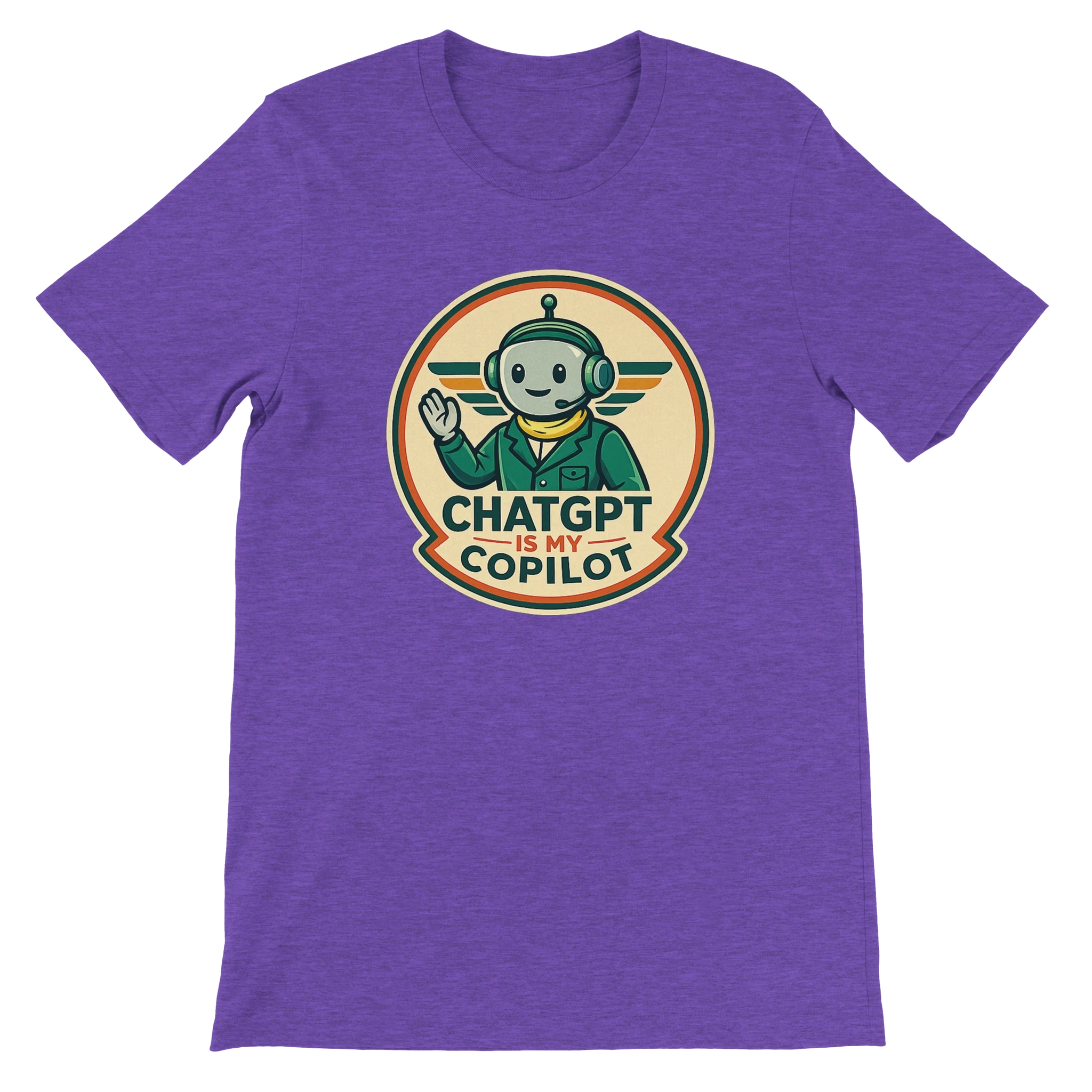 AI Co-Pilot Retro Tech T-Shirt