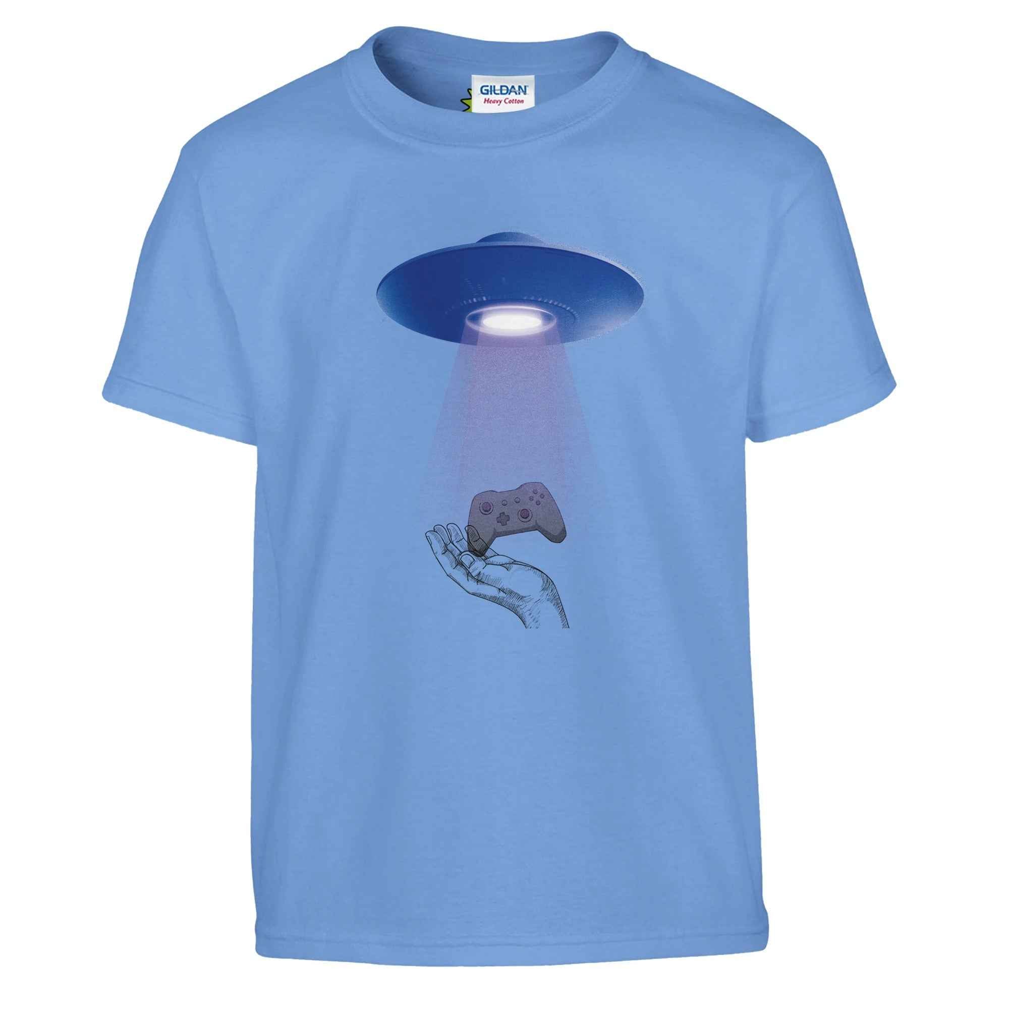 UFO Gamer Kid T-Shirt | “Abducted by Gaming” Tee | Sibling Rivalrze Collection – Brother Made