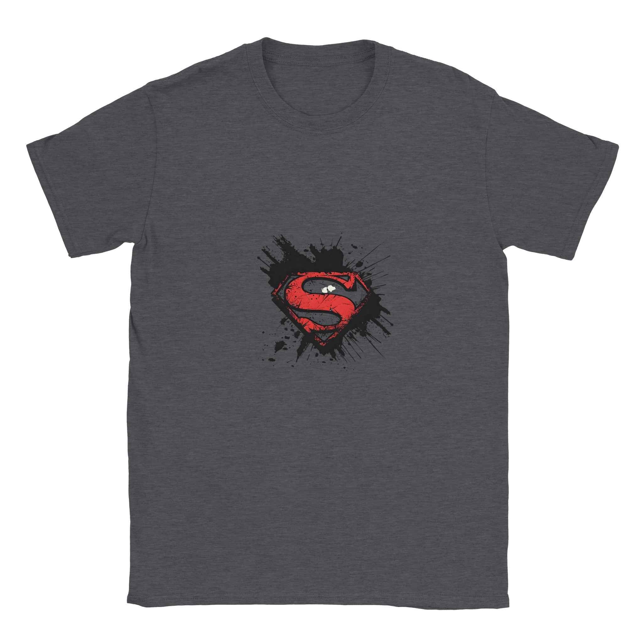 Superman Distressed Logo T-Shirt – Heroic Comic-Inspired Graphic Tee in Multiple Colors