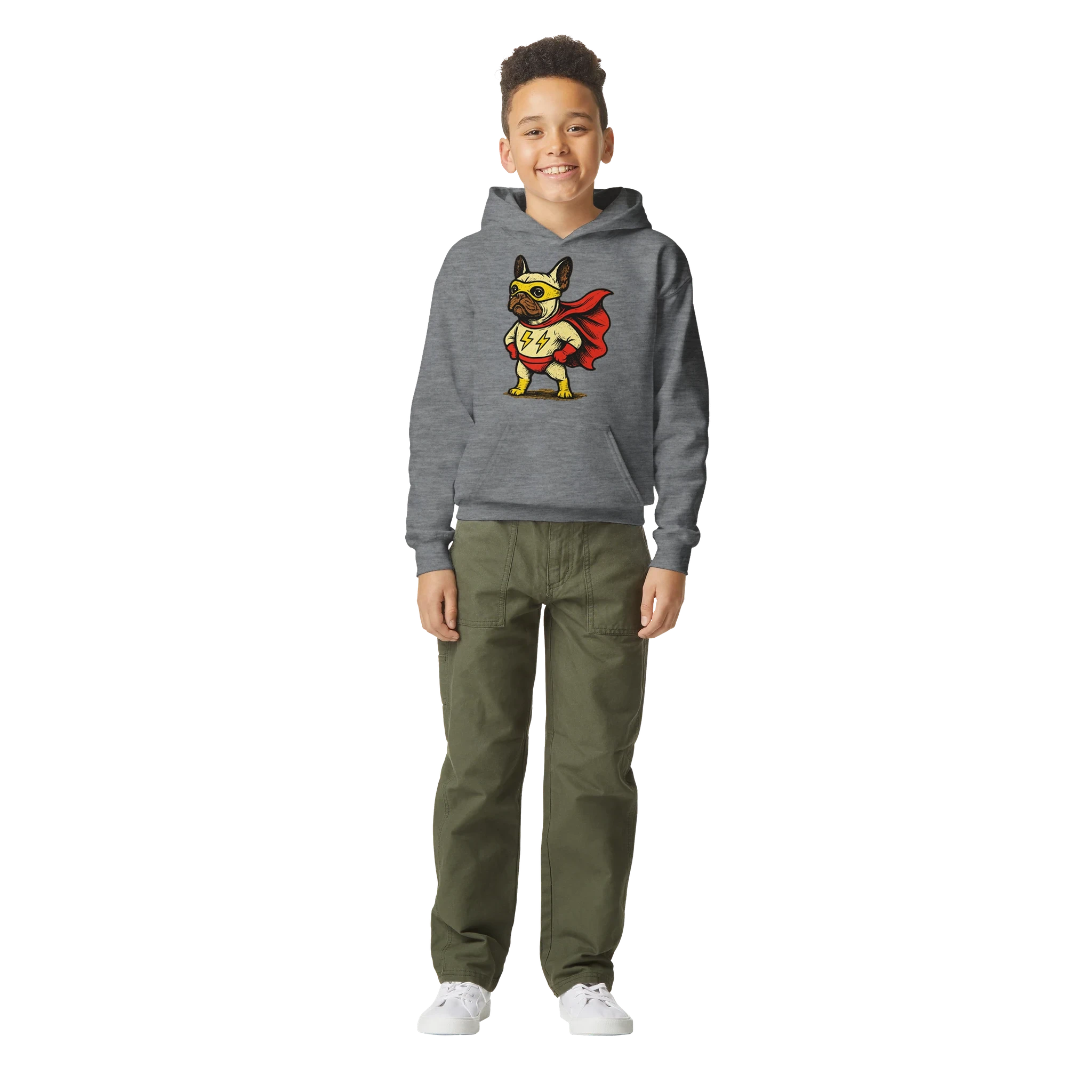 Kids Super Frenchie Hoodie
