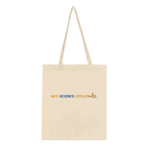 Art + Science + Smiles = FACD Tote Bag