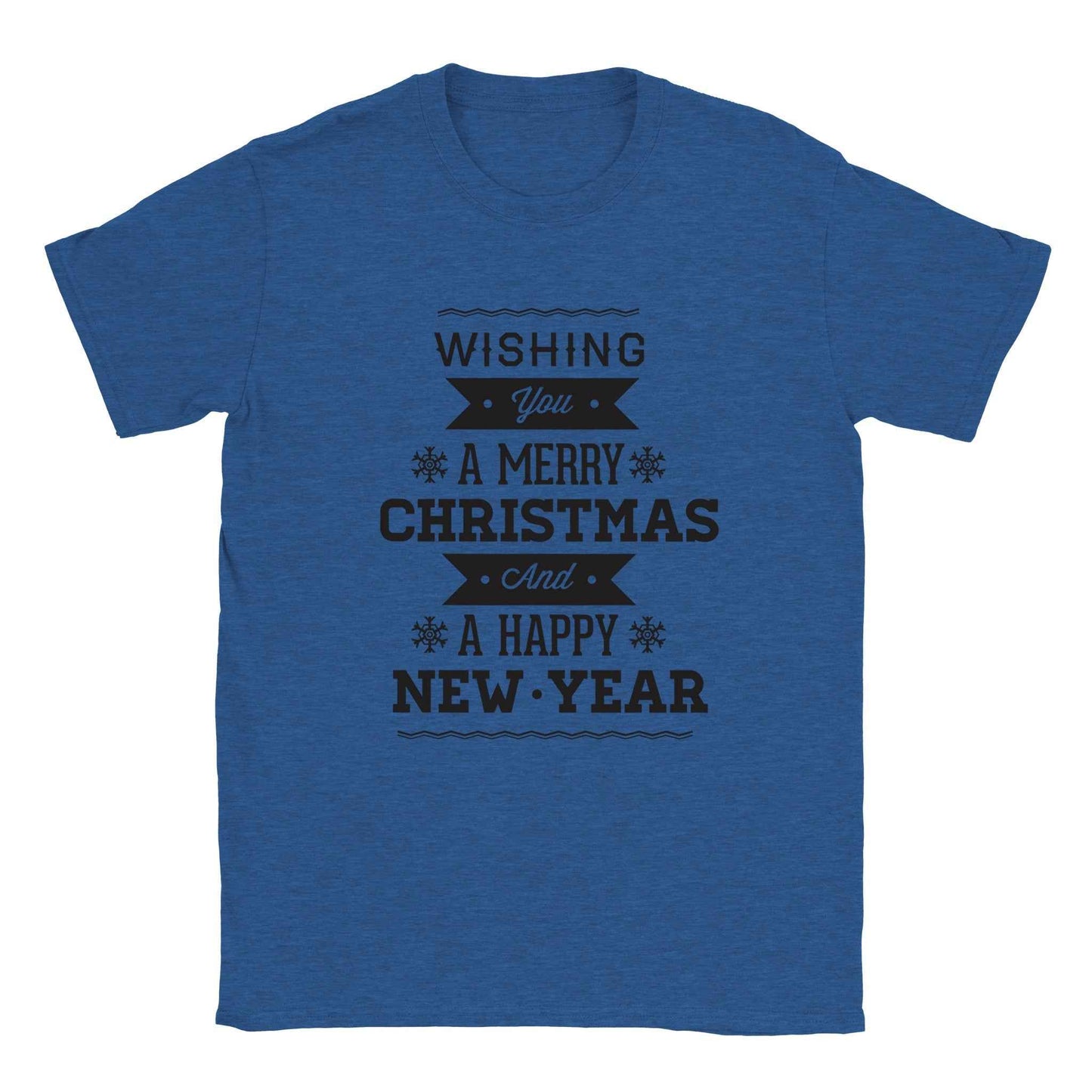 Wishing You A Merry Christmas & Happy New Year T-Shirt – Festive Holiday Graphic Tee for the Season