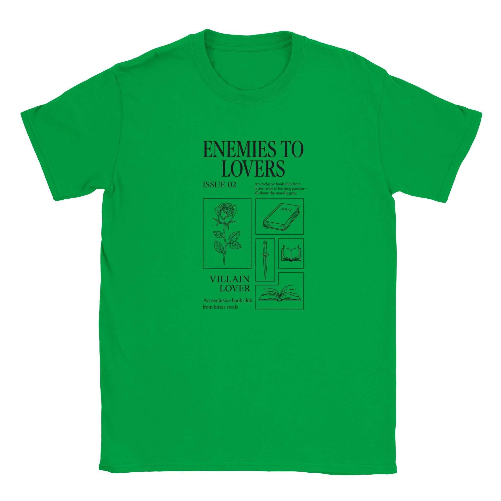 Enemies to Lovers T-Shirt – Bookish Romance Aesthetic Tee for Villain Lovers