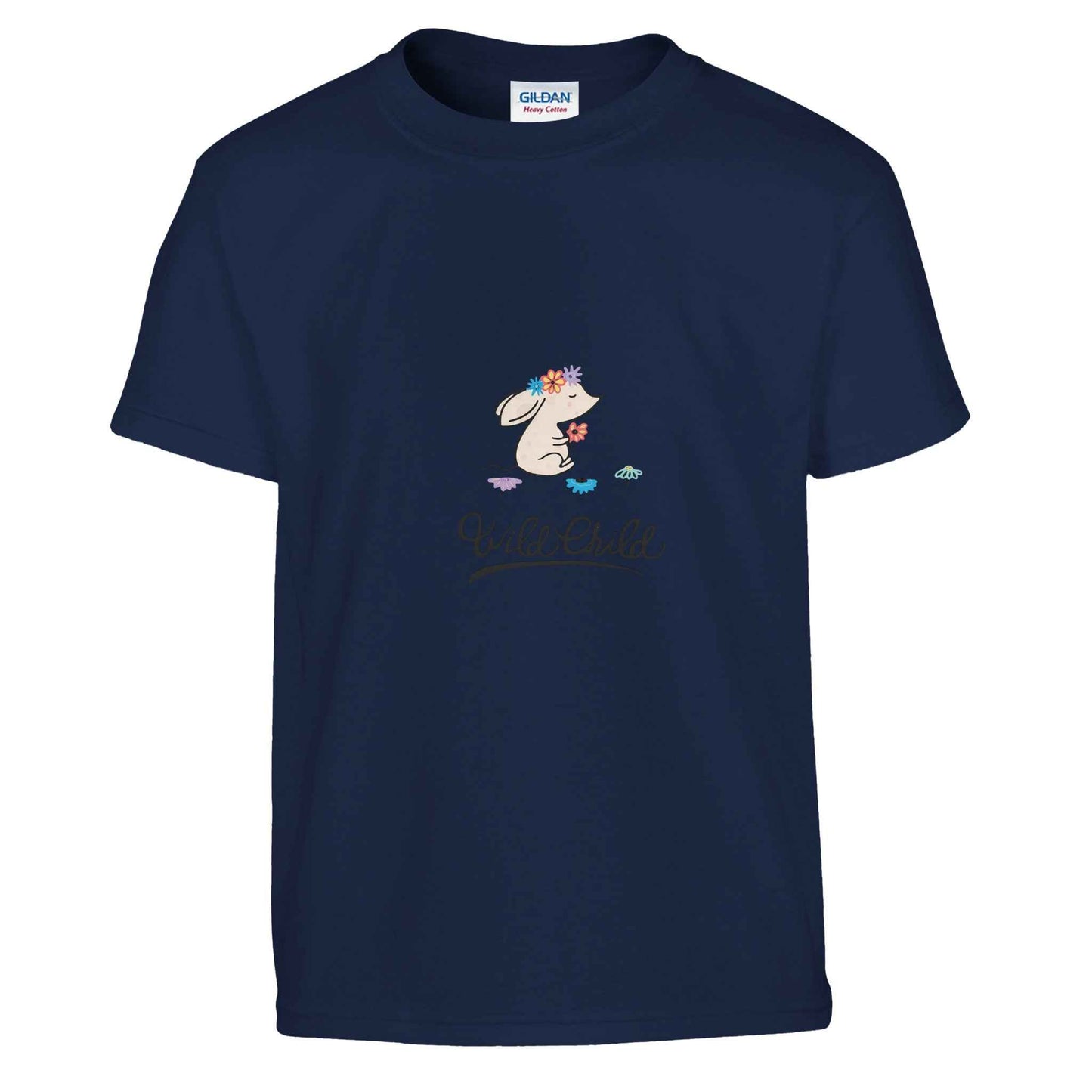 Boho Mouse Kids T-Shirt – Wild Child Floral Charm in your choice of vibrant hues!