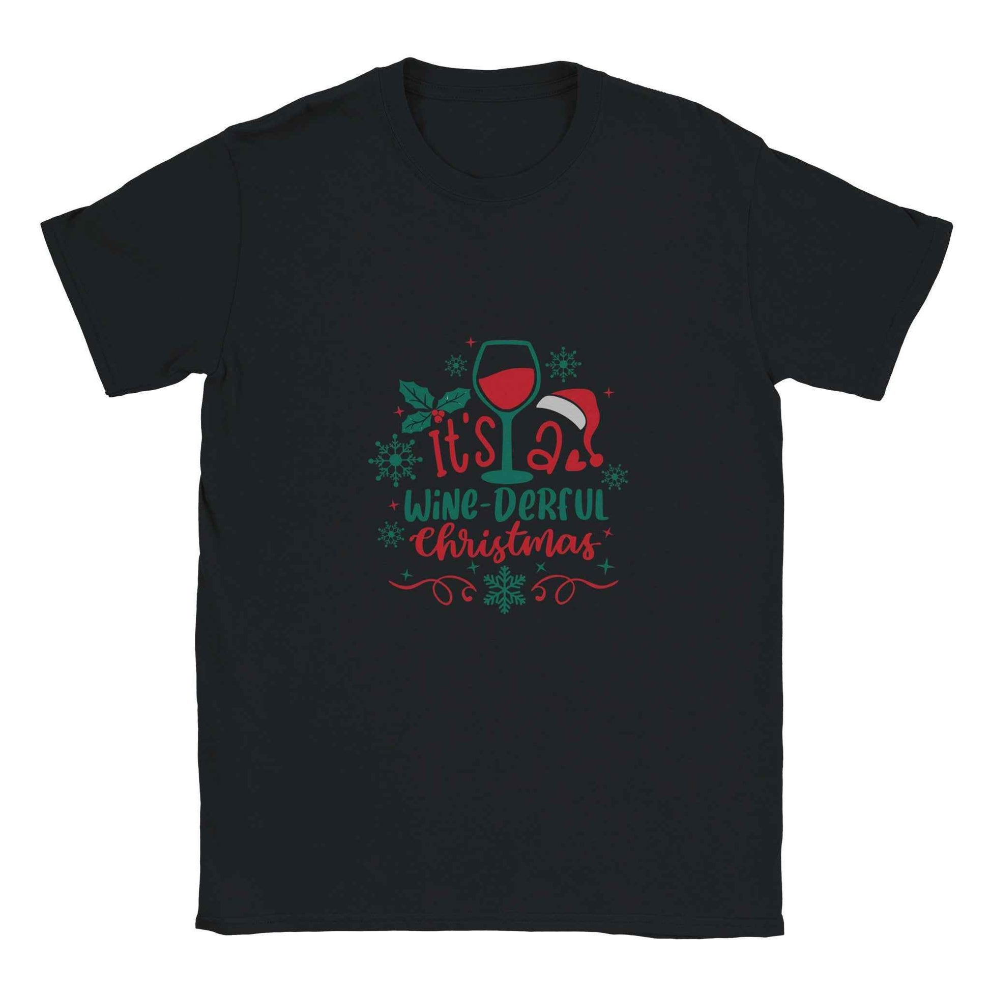 It's a Wine-Derful Christmas Shirt – Festive Holiday Graphic Tee