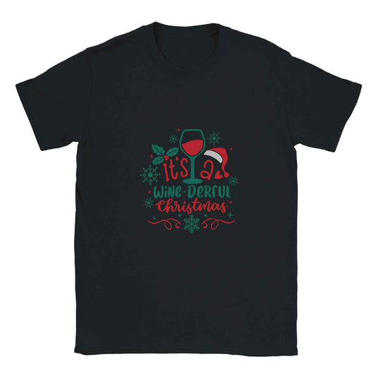 It's a Wine-Derful Christmas Shirt – Festive Holiday Graphic Tee
