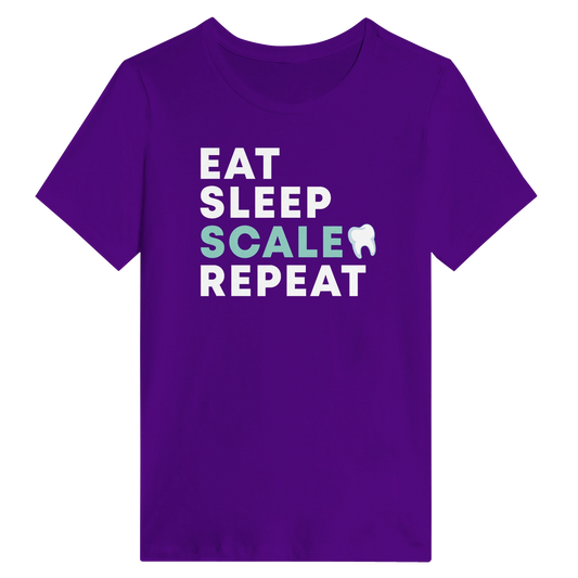 Eat Sleep Scale Repeat Dental Hygienist Women's Shirt