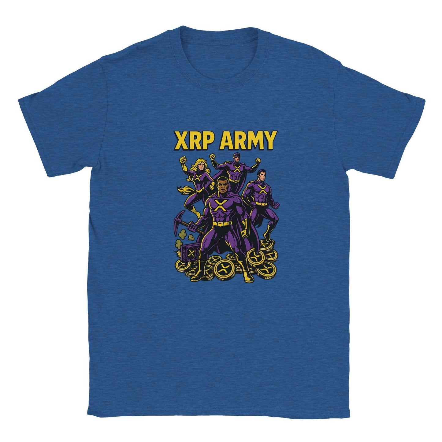 XRP Army T-Shirt – Superheroes of Crypto Graphic Tee