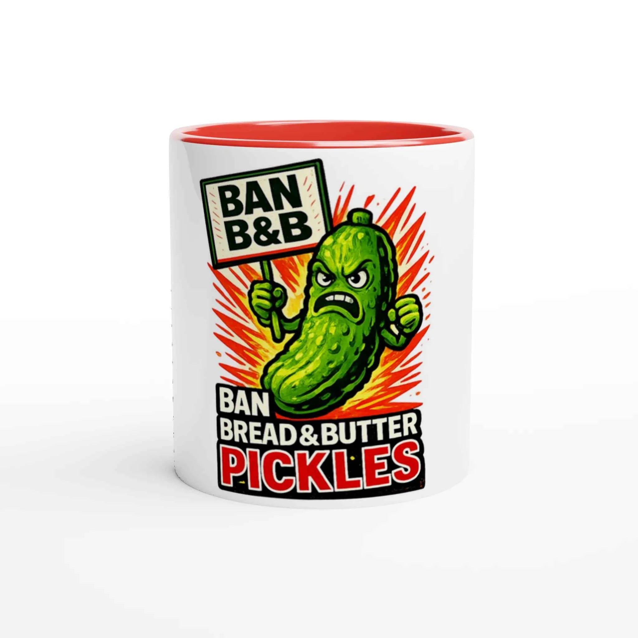 Ban B&B Pickle 11oz Coffee Mug with Color Inside