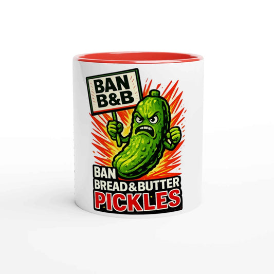 Ban B&B Pickle 11oz Coffee Mug with Color Inside