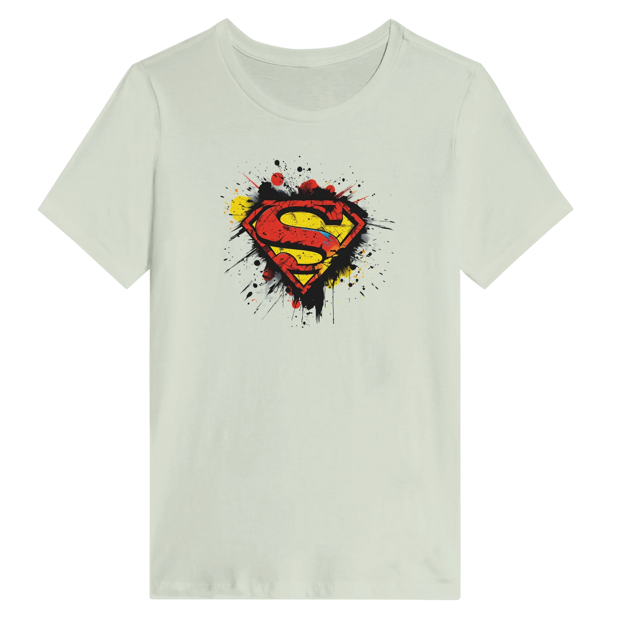 Women’s Superman Splatter Shield T-Shirt