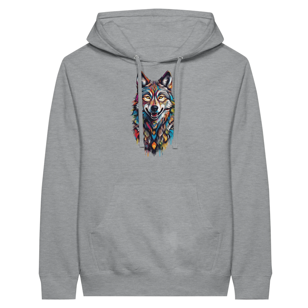 Cosmic Wolf Graphic Hoodie