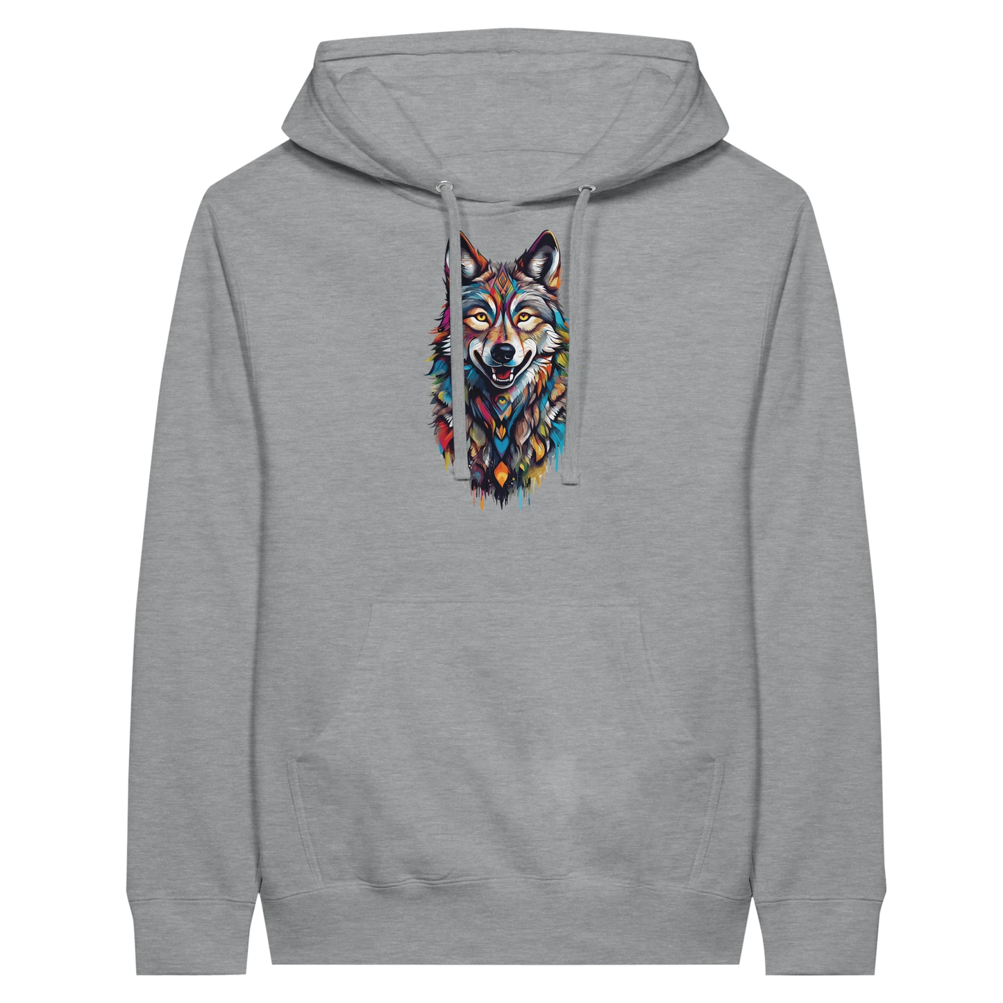 Cosmic Wolf Graphic Hoodie