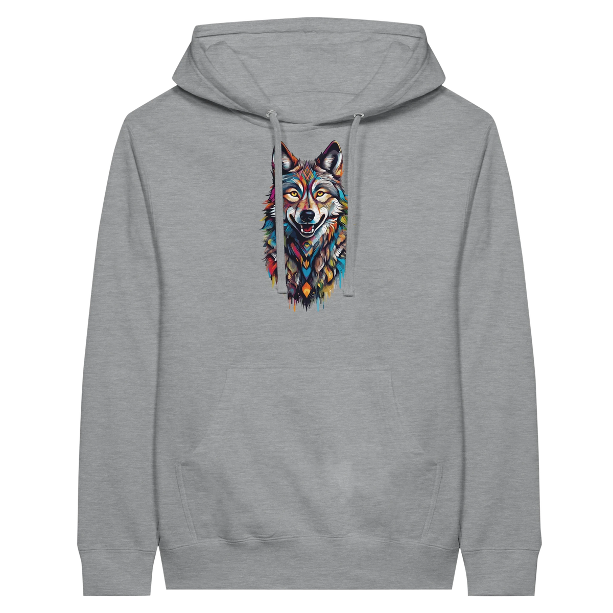 Cosmic Wolf Graphic Hoodie