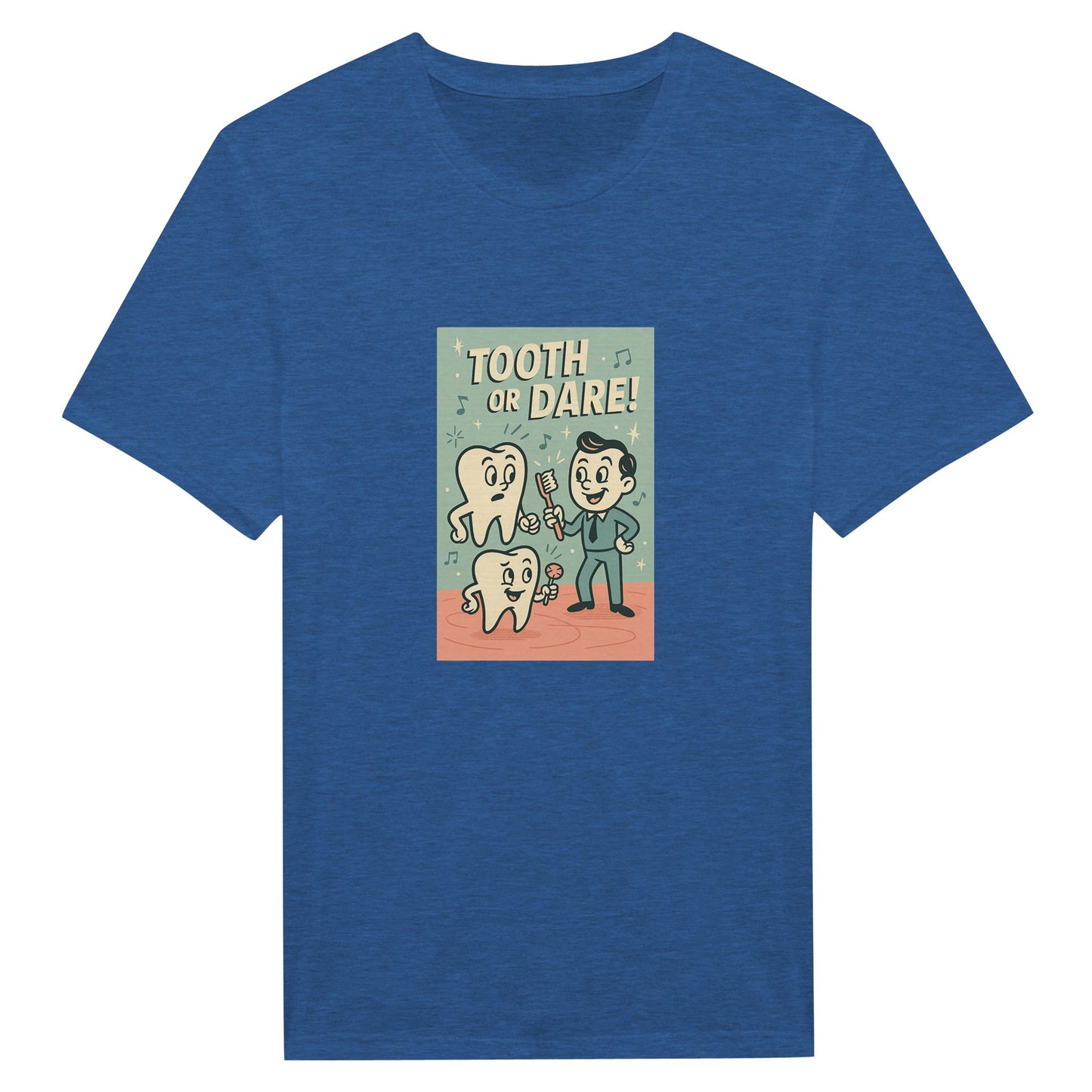 Tooth or Dare T-Shirt – Retro Dental Theme Tee - F4 Custom Prints