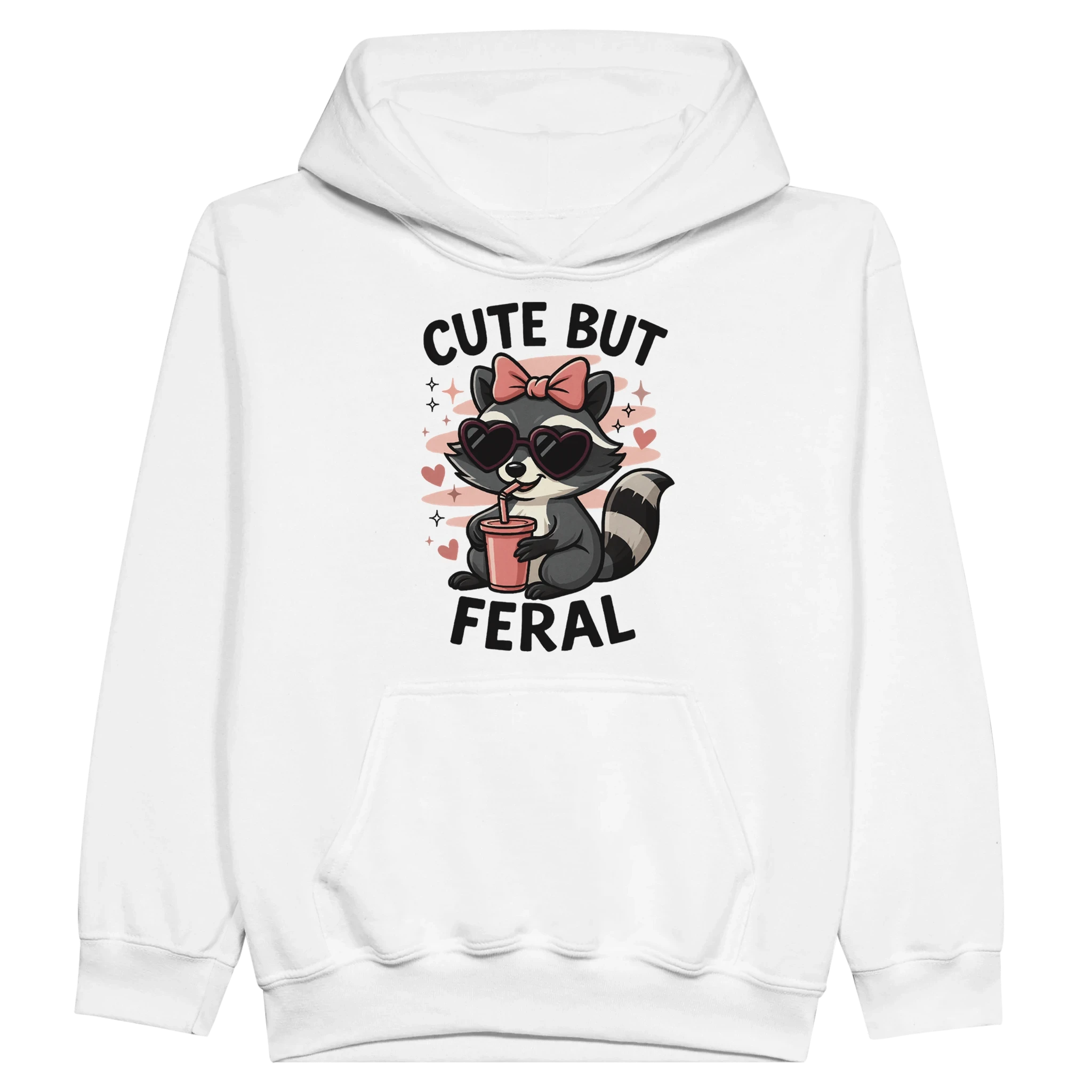 Kids Cute But Feral Hoodie