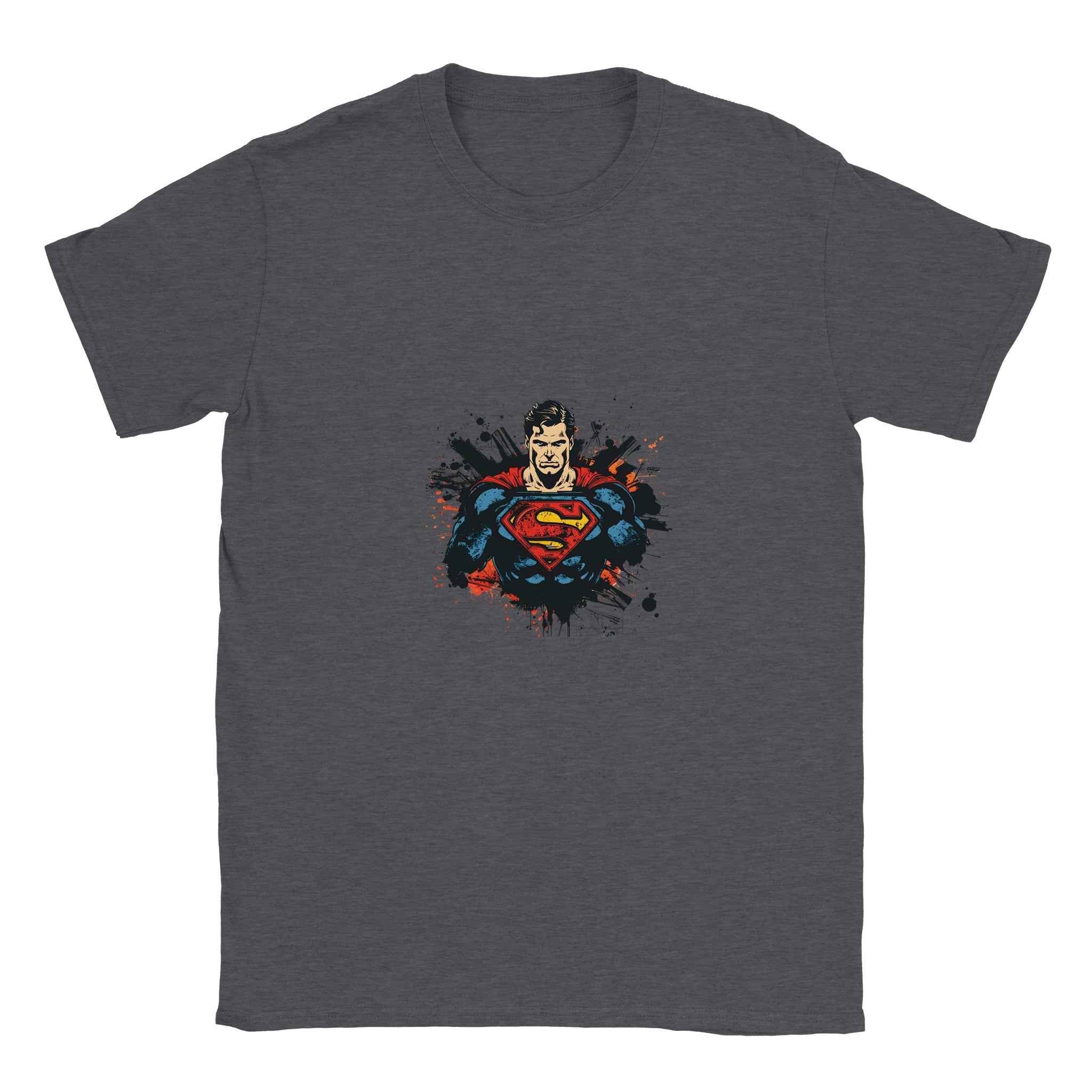 Abstract Superman Crest T-Shirt – Heroic Comic-Inspired Graphic Tee for Men & Women
