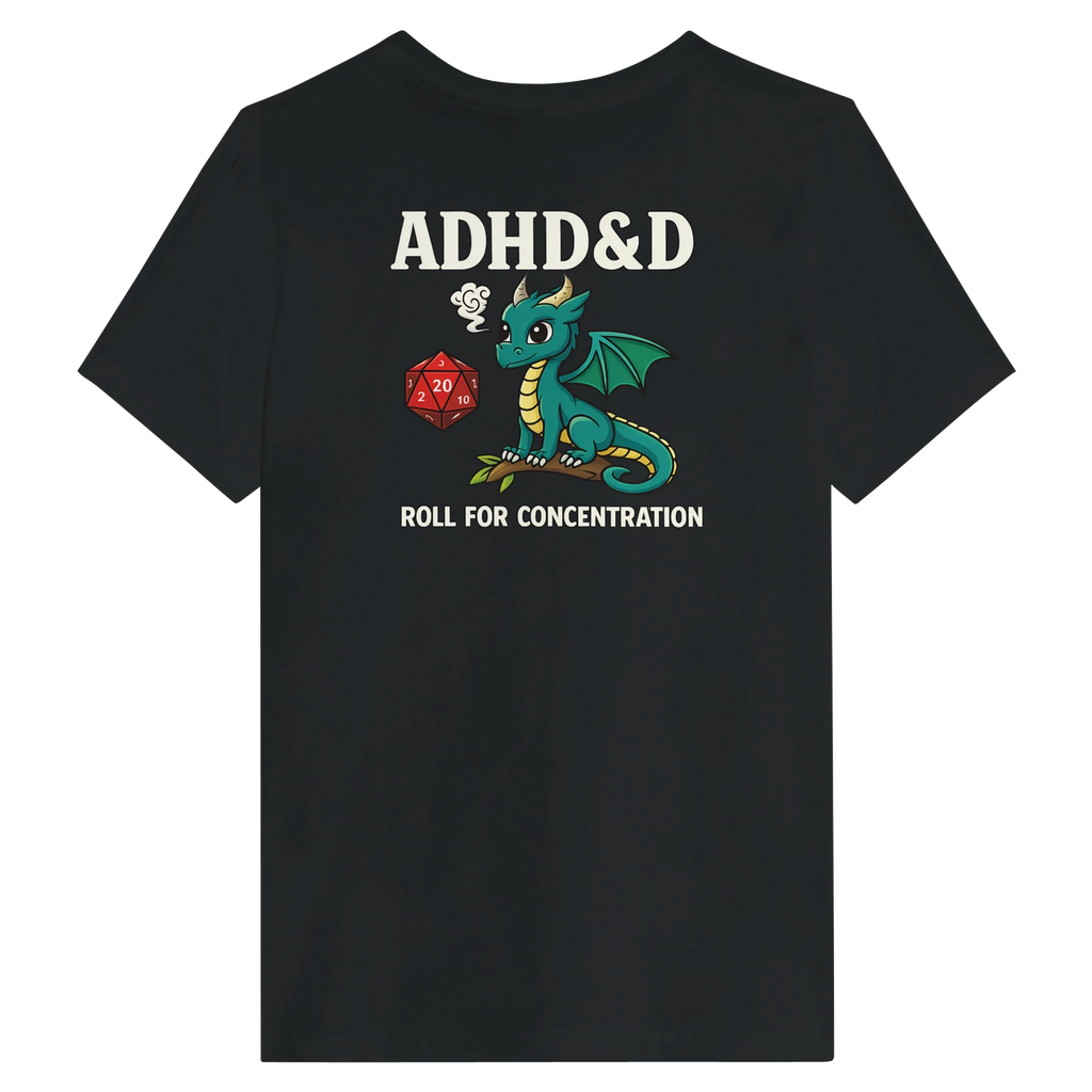 Women’s ADHD&D Roll for Concentration T-Shirt
