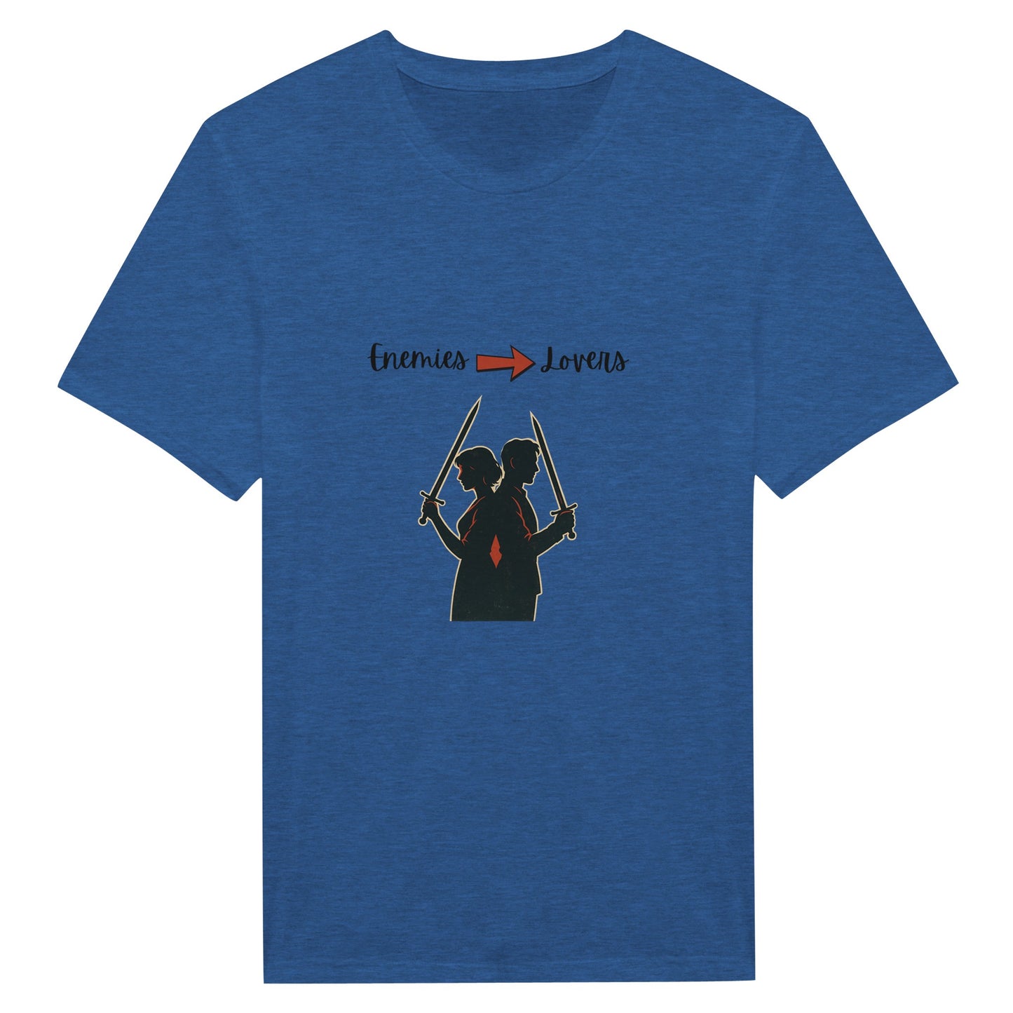 Enemies to Lovers Shirt – Warrior Couple Retro Grunge Tee - F4 Custom Prints
