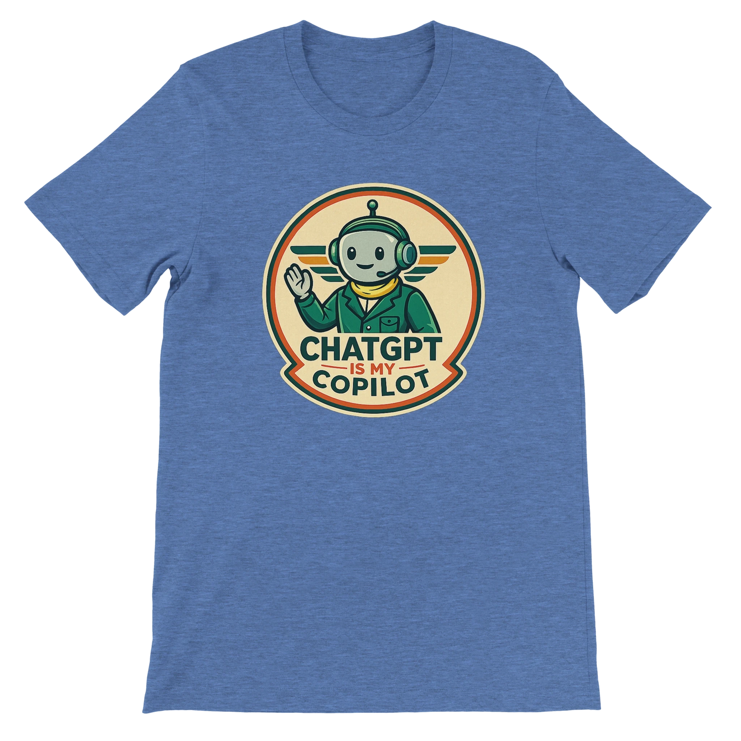 AI Co-Pilot Retro Tech T-Shirt