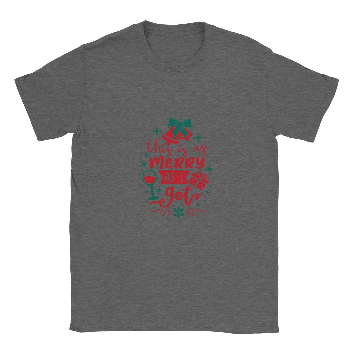 This Is As Merry As I Get Christmas Shirt – Festive Holiday Graphic Tee for Wine & Gifts