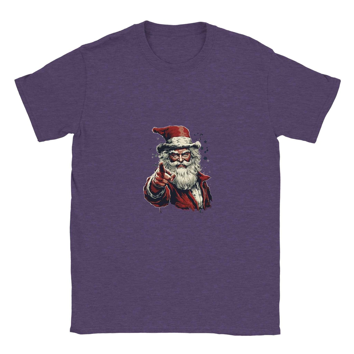 Badass Santa Claus T-Shirt – Festive Holiday Graphic Tee with an Edge
