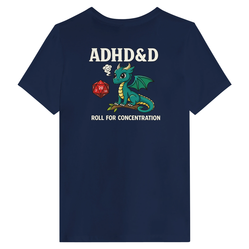 Women’s ADHD&D Roll for Concentration T-Shirt