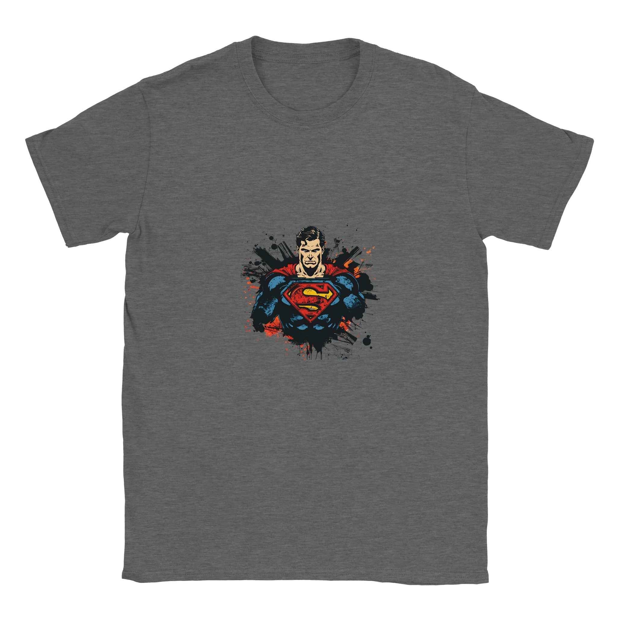 Abstract Superman Crest T-Shirt – Heroic Comic-Inspired Graphic Tee for Men & Women