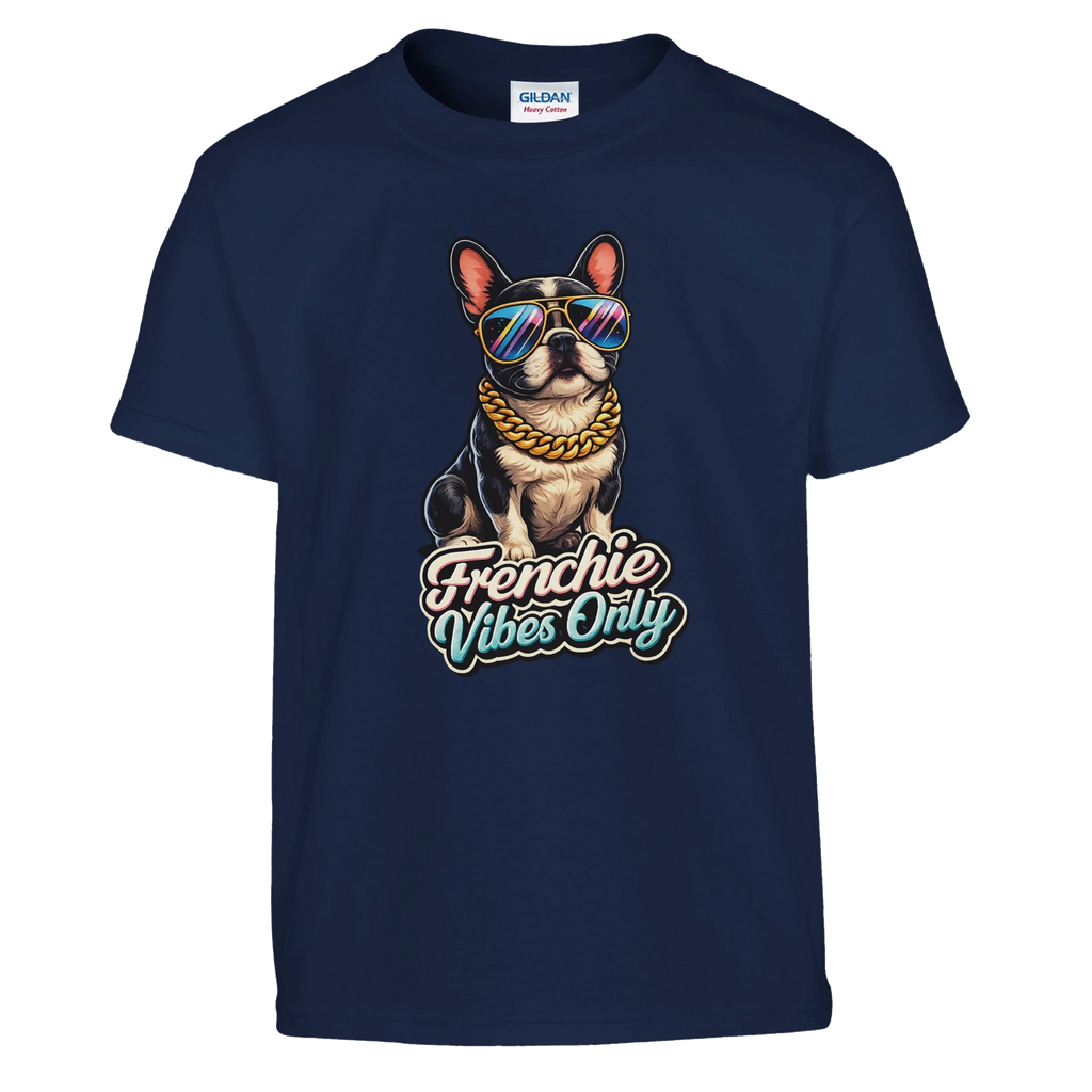 Kids Frenchie Vibes Only T-Shirt