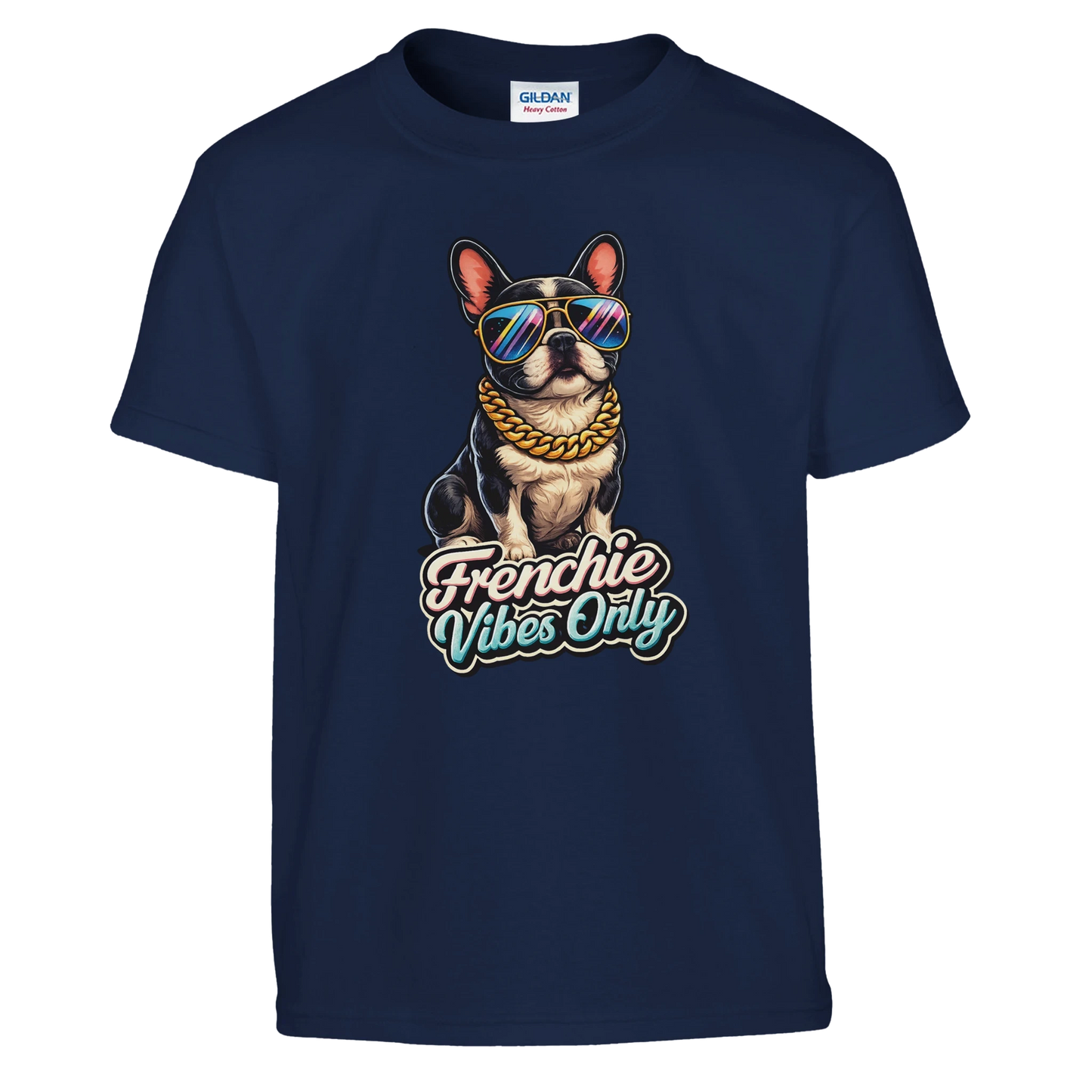 Kids Frenchie Vibes Only T-Shirt