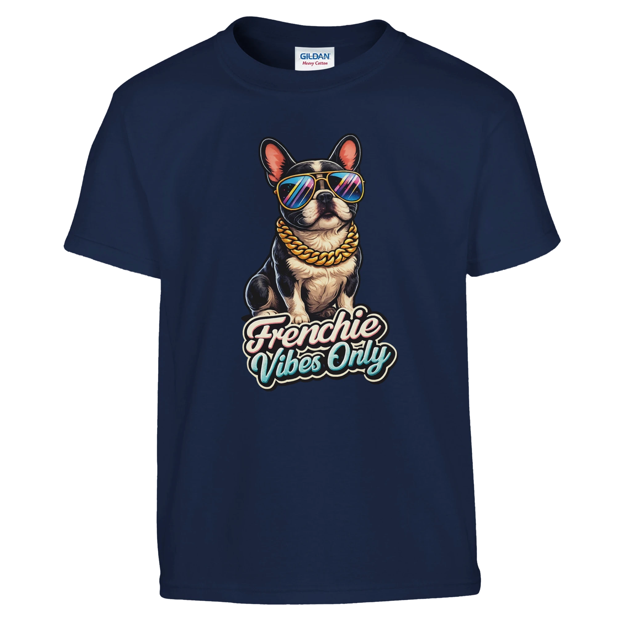 Kids Frenchie Vibes Only T-Shirt