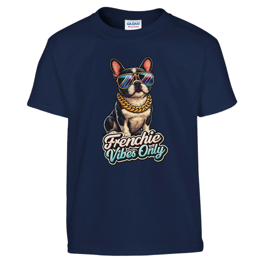 Kids Frenchie Vibes Only T-Shirt